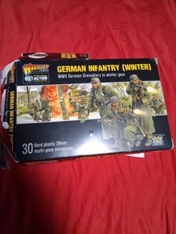 22mm German infantry winter miniatures