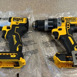 Brand new Dewalt 20V XR impact driver and hammer drill, tool only