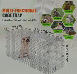 NIB LARGE LIVE TRAP FOR COYOTES / LARGE ANIMALS