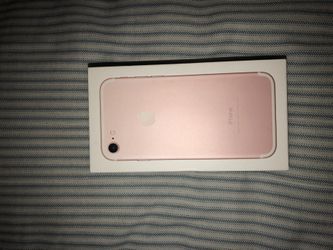 iPhone 7 pink box