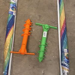 New Beach Umbrellas With Stand 