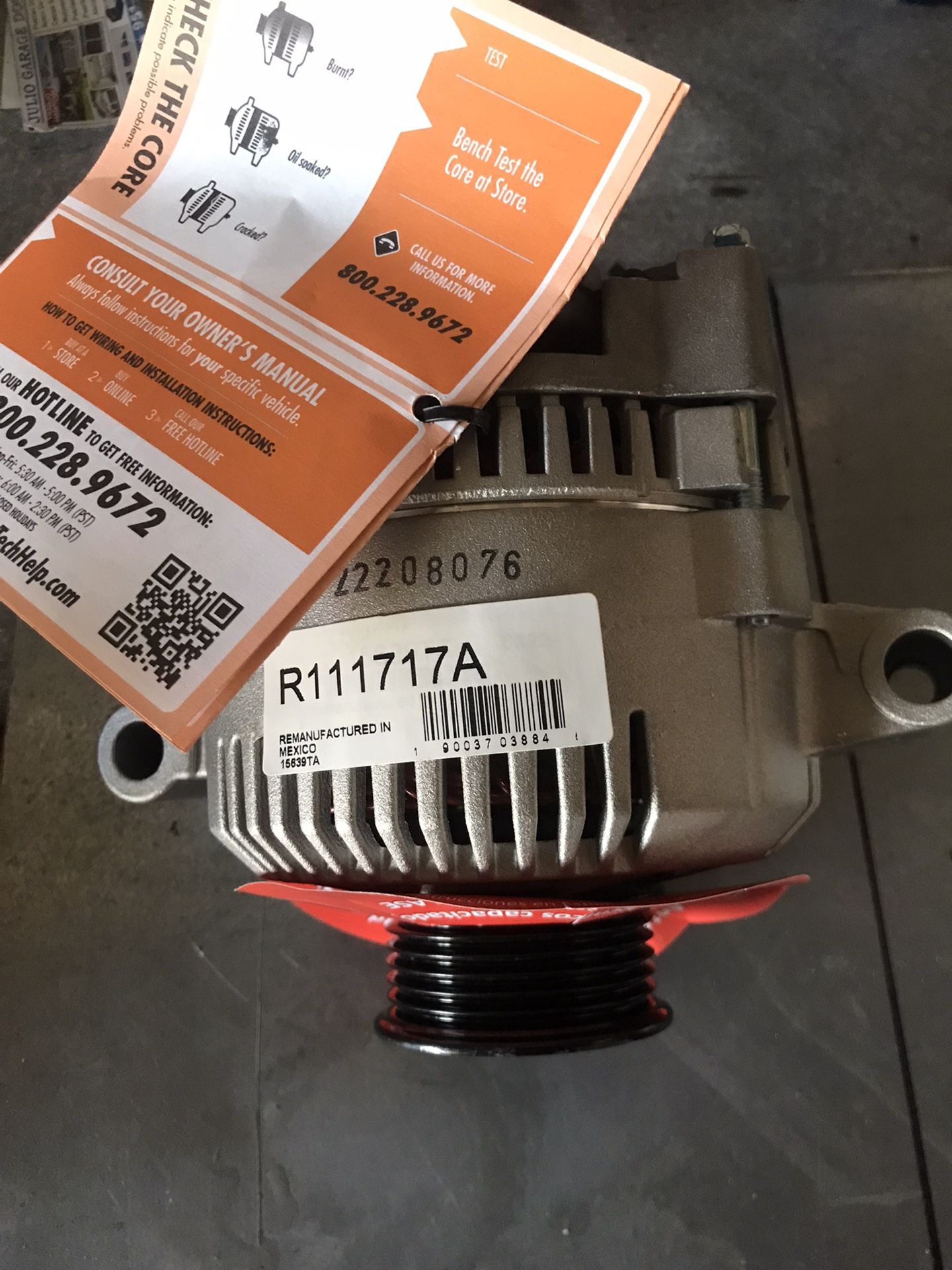 1999 Ford Ranger Alternator