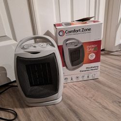 Heater - Portable - Thermostat - Energy Saving Mode - Built-in Handle Makes Carrying Easy