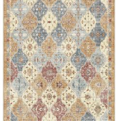 New Beautiful Area Rug. 5x8 Machine Washable 