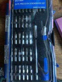 36 pc precision screwdriver set