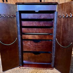 Powell Large Vintage Jewelry Armoire 