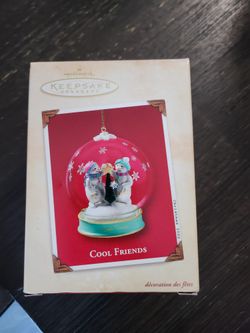 Hallmark Snowman Ordiment