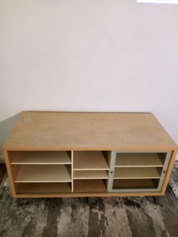 Free Large wood TV stand