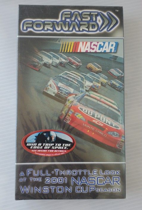 Nascar Sealed VHS Winston Cup Full Throttle Fast Forward 2001 Season Jeff Gordon