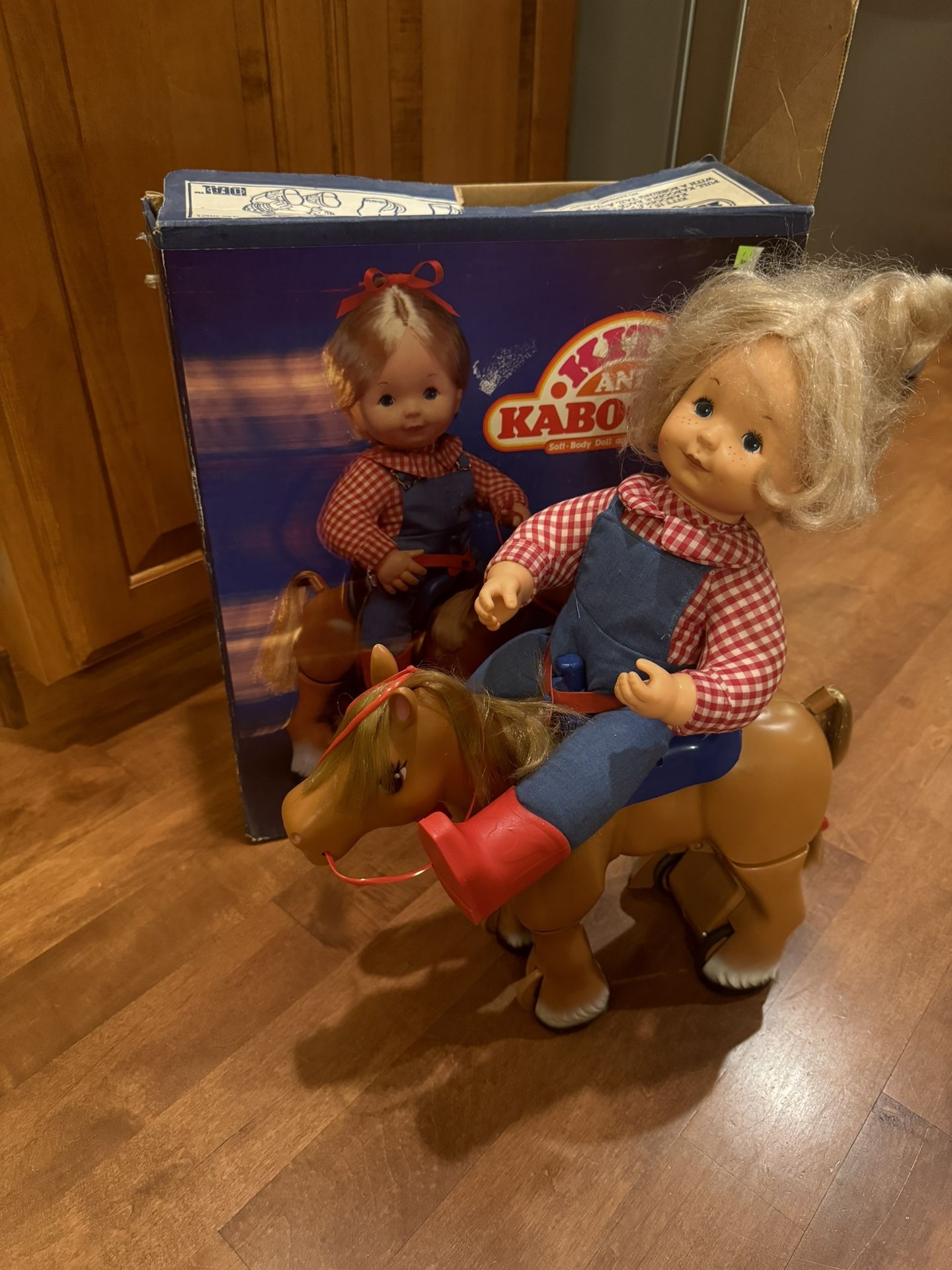 Vintage 1984 Kitt And Kaboodle Doll And Horse Shipping Available