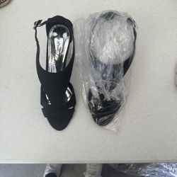 Heels - Black Dressy Heels 