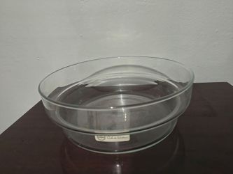 ROBERT NIEDER GLASS BOWL  9"×3.5"