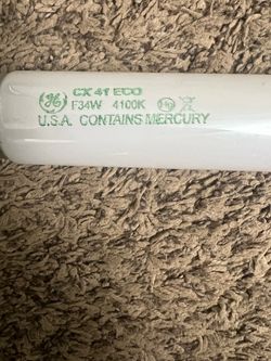 GE Ecolux Watt-Miser T-12 Fluorescent Tube Light Bulb