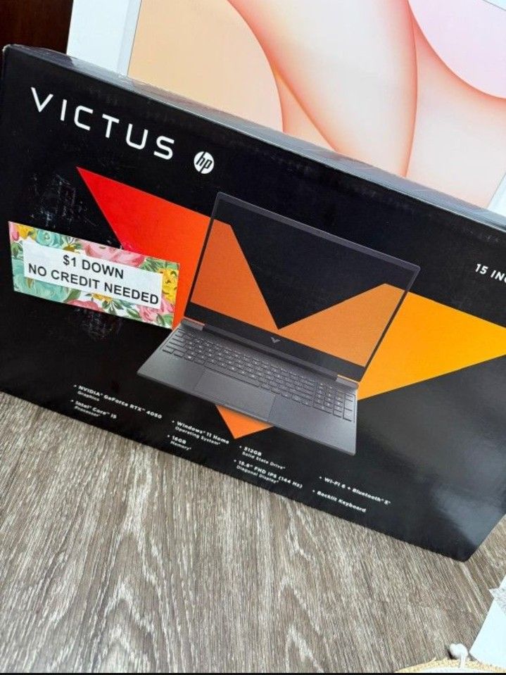 HP Victus 15.6inch Gaming Laptop New - Only $1 Today Pay The Rest Later!