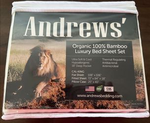 Organic 100% Bamboo Luxury Bed Sheet Set – California King