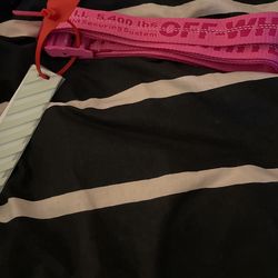 Pink Off-white Belt