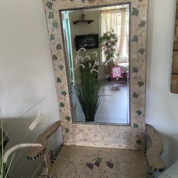 Mirror With Bench Seat 
