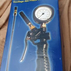 Snap on blue point heavy duty truck tire inflator