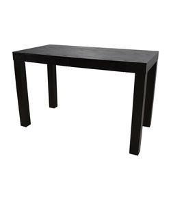 West Elm Desk Dark brown solid with 2 drawers