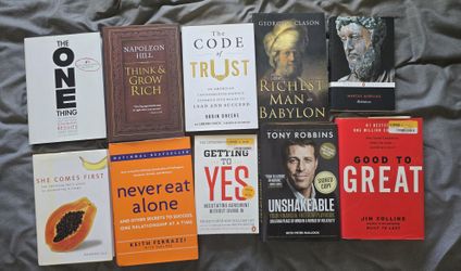 10 Self Help Books – Personal Growth, Motivation, Success, Mindset, Psych