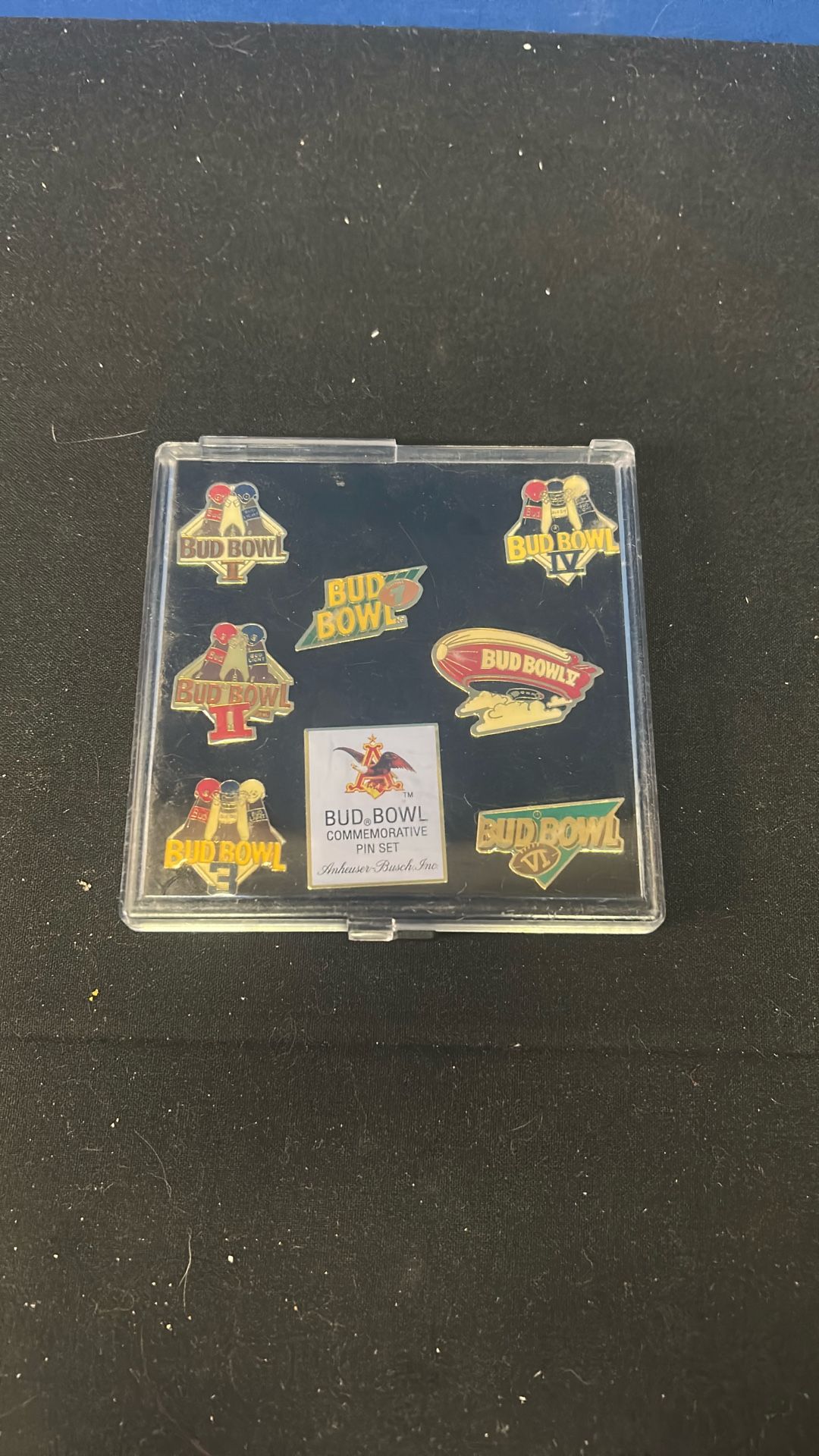 Bud Bowl Commemorative Pin Set