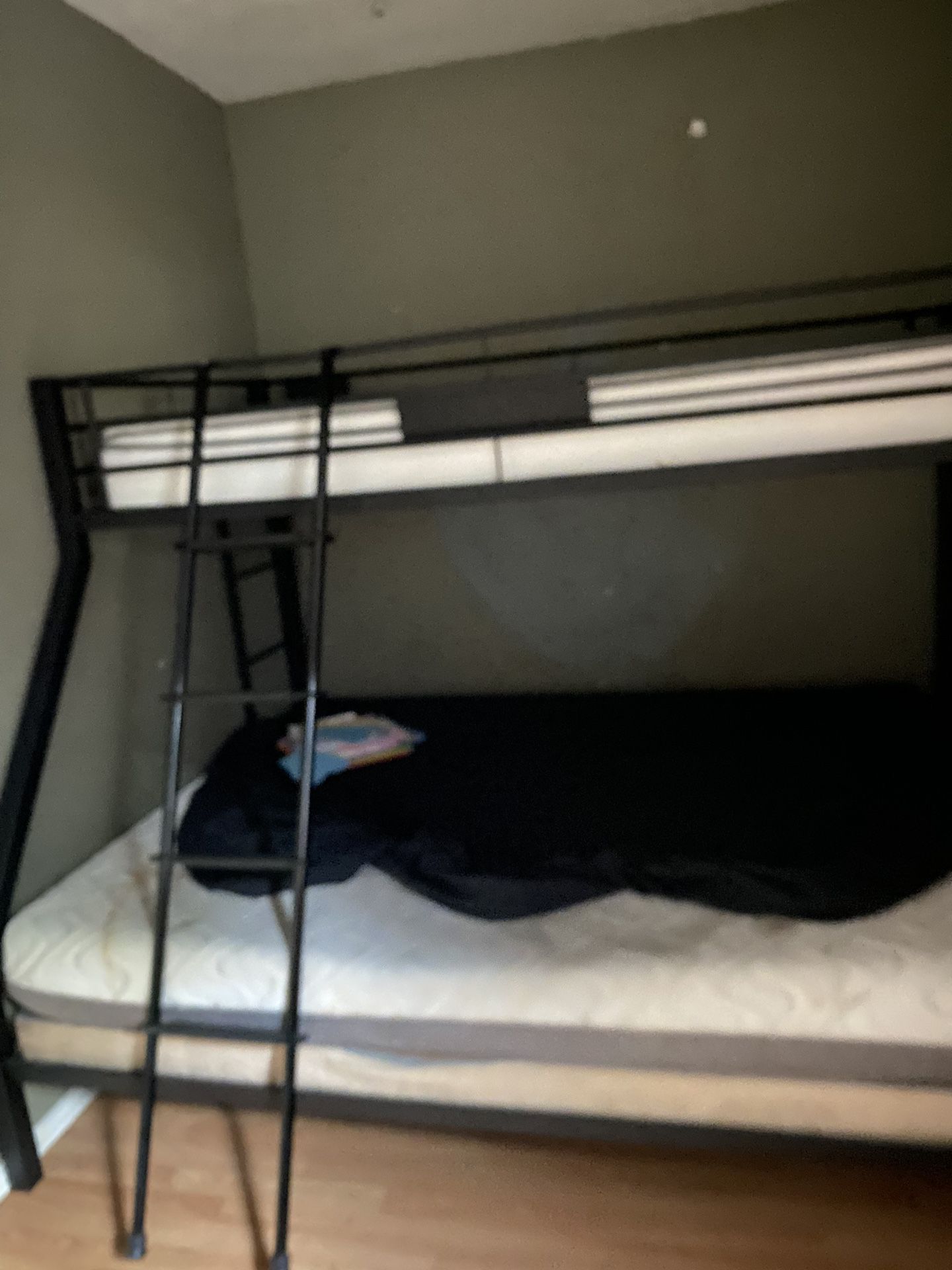 Full  Size Metal Bunk Beds. No Mattress Included