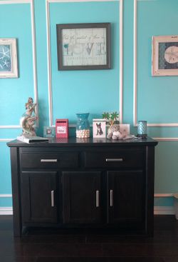 💗Beautiful Dark Wood HUTCH 💗