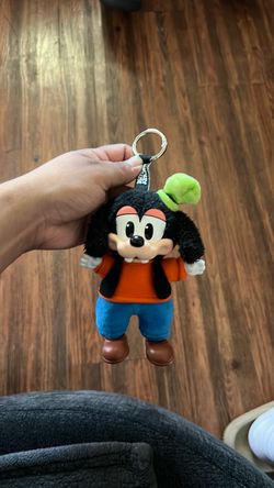 Goofy Labubu Plush Keychain