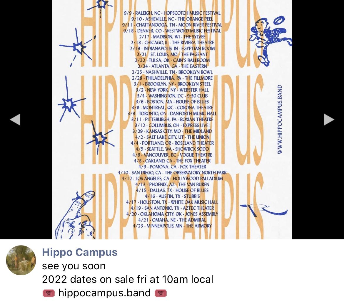 Hippo Campus Sold Out Tickets Roseland Theater-pdx