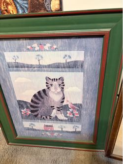 3 CAT photos in frames