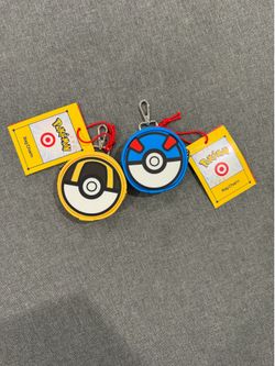 Pokemon x Target - Pokemon GreatBall UltraBall Bag Charm Set of (2)