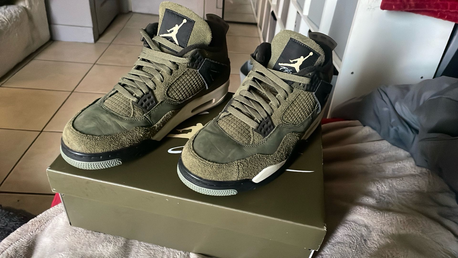 Jordan 4 Retro SE Craft Medium Olive Men's
