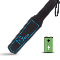 NGTeco NGTeco by ZKTeco - Handheld Safety Metal Detector Wand, High Precision Safety Bars for Wood Carpentry, Adjustable Sensitivity, Sound Vibration 