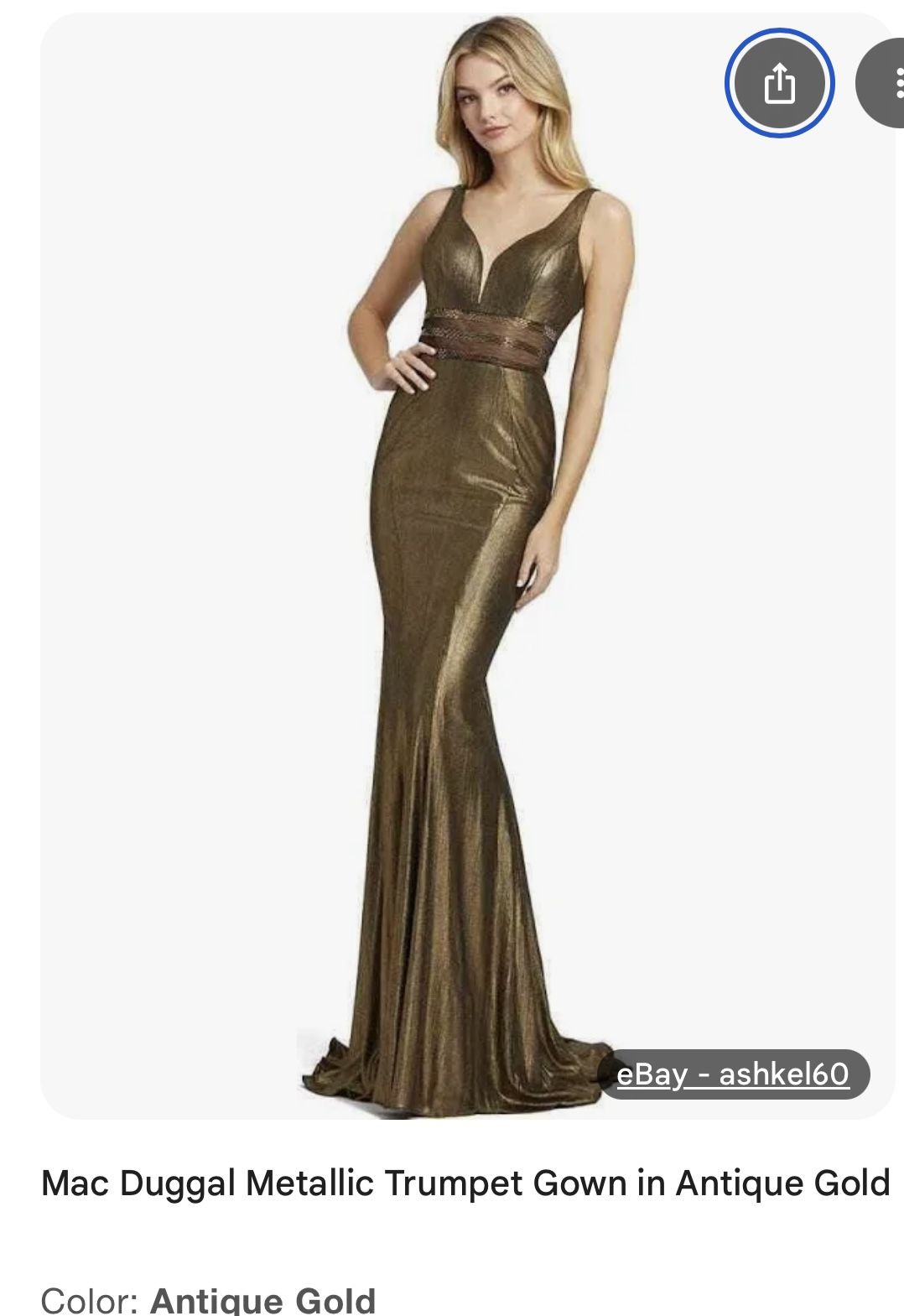 Mac Duggar Gown Size 6