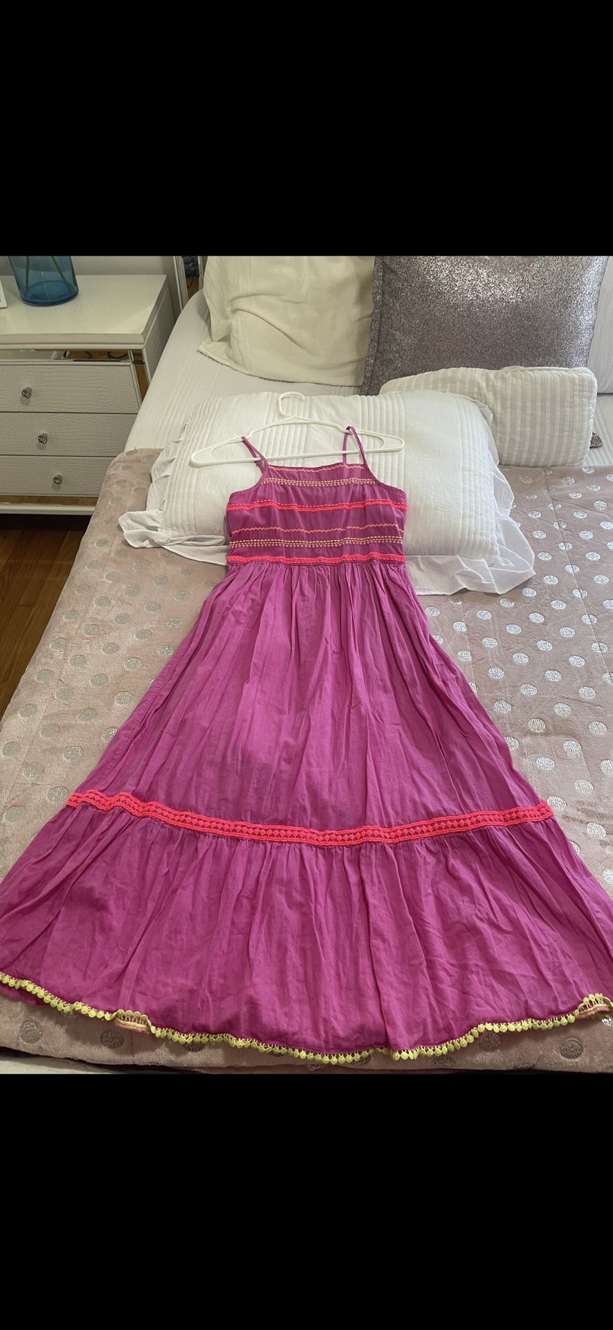 Cat & Jack Maxi Dress 👗 Size 10-12 For Girls, Good Conditions Used Once 
