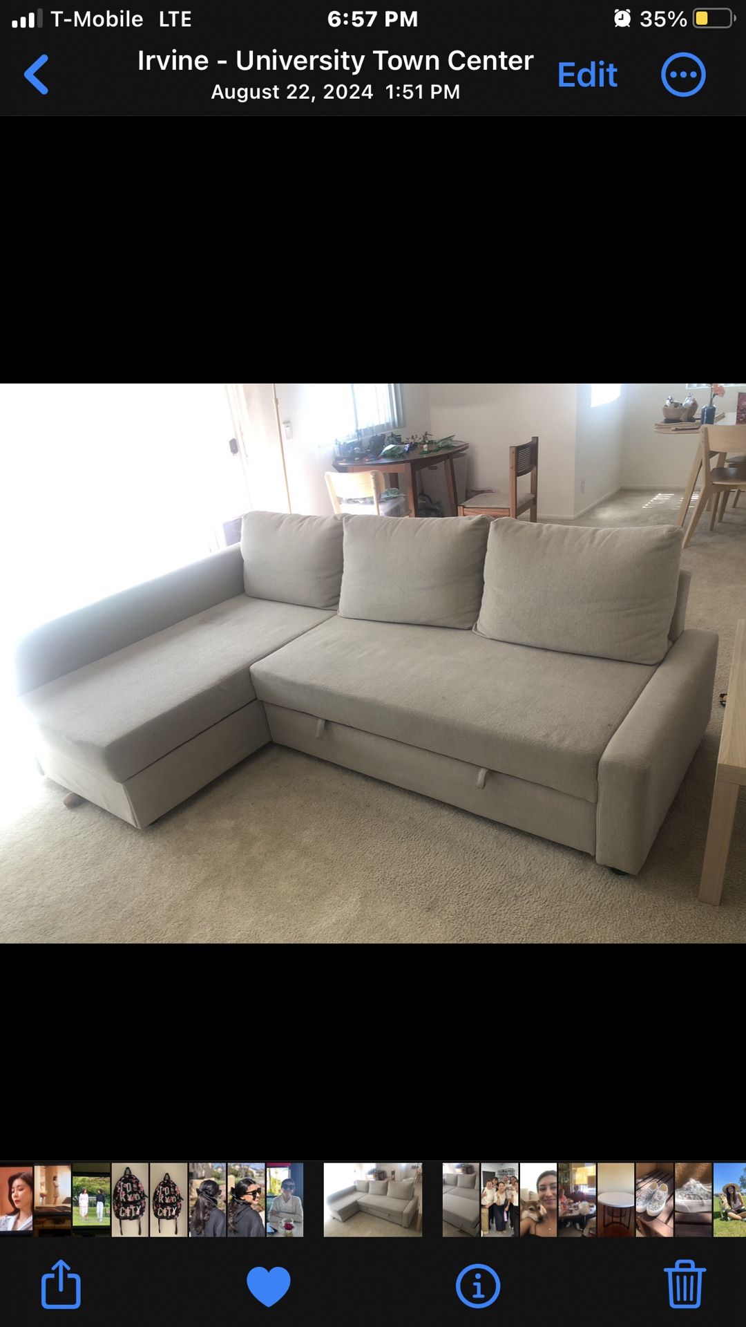 L shape Couch