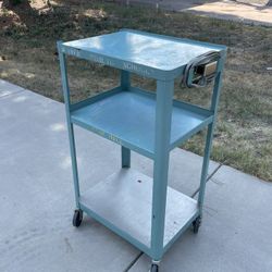 Mobile   Cart with plug - 24”L x 18.5”W x 43”H