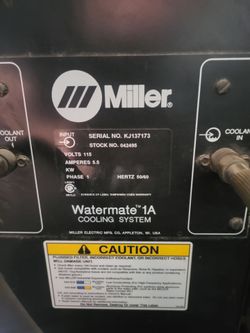 Miller Watermate 1A Cooling System