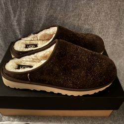 Ugg Slip-on Shaggy Suede Mens Size 10
