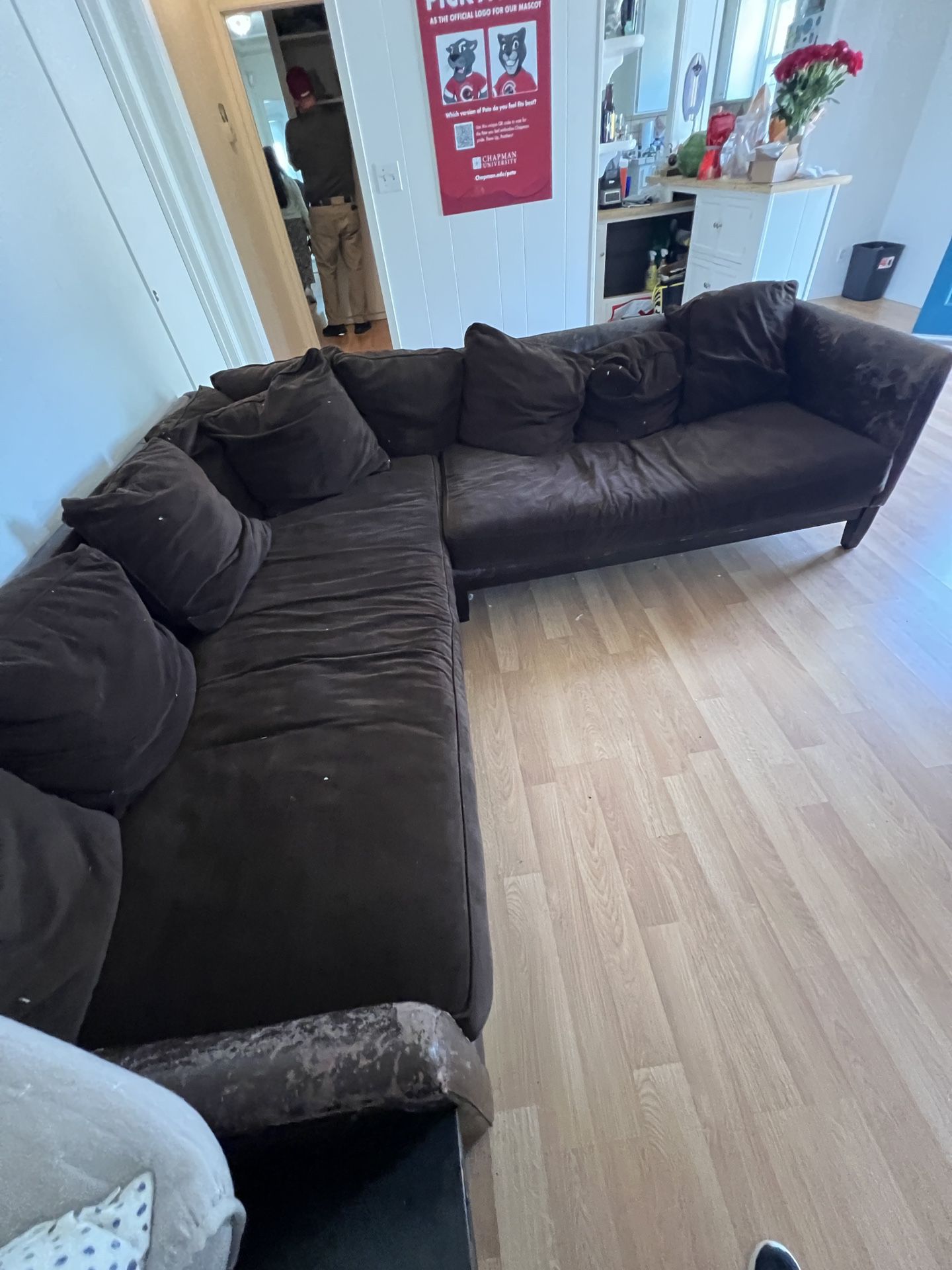 Sectional couch (2-pieces)