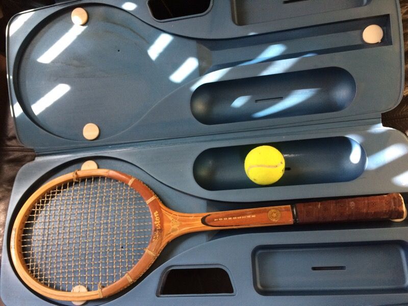 Tennis racket and case