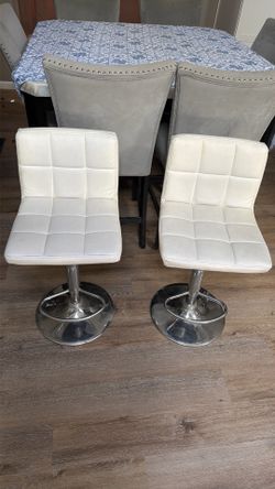 Free white bar stools