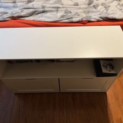 White TV Stand Cabinet