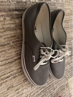 Vans gray men size 10