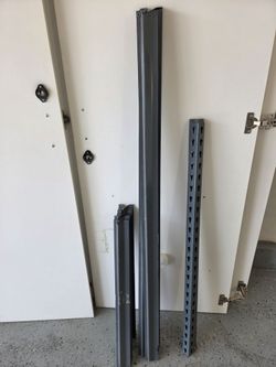 Industrial  metal shelves