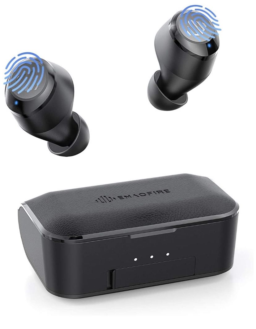 Wireless Earbuds, ENACFIRE F1 Wireless Earbuds CVC 8.0 Noise Cancellation Apt-X Stereo Sound Wireless Headphones 208H Cycle Playtime IPX8 Waterproof