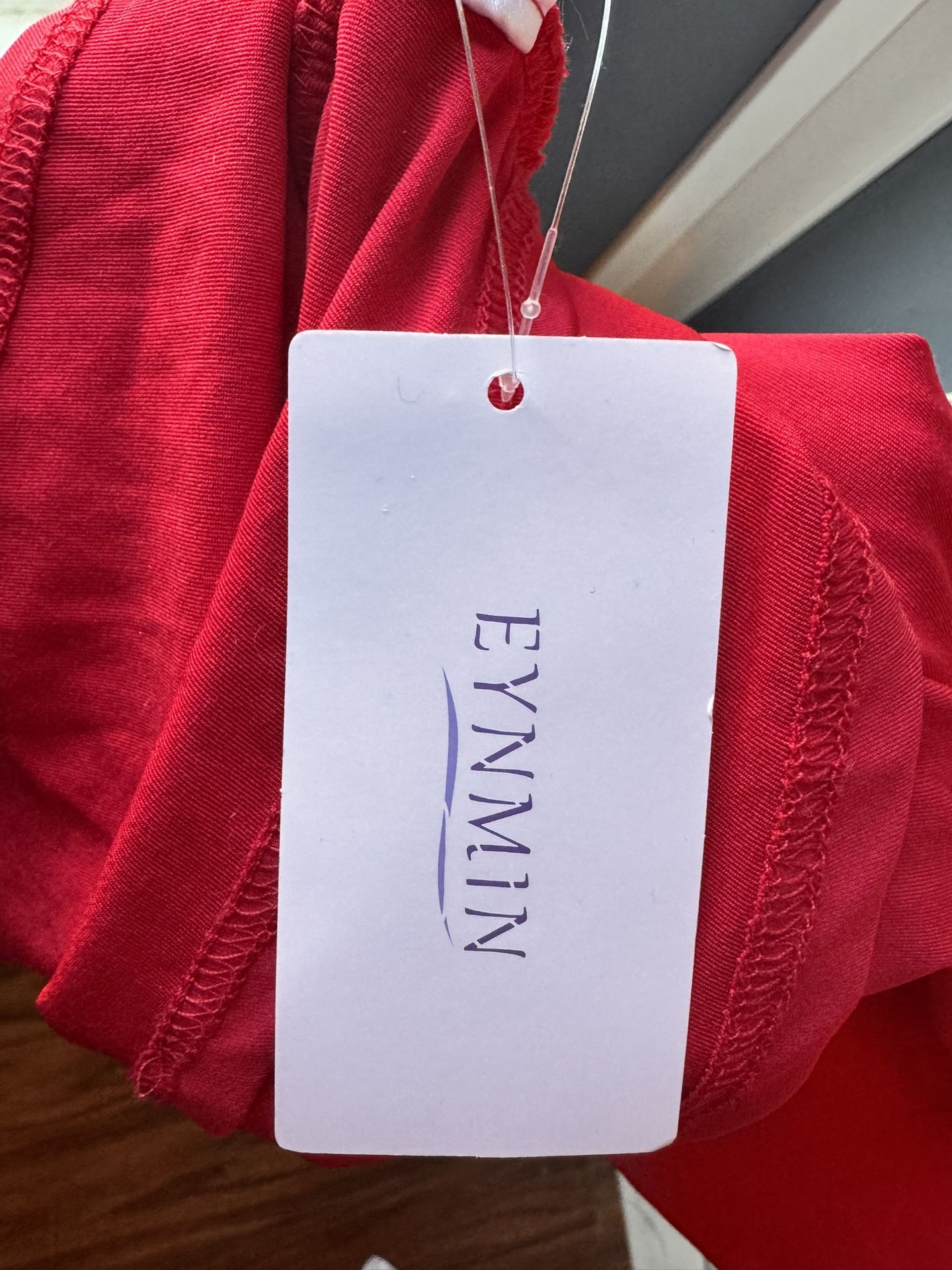 Long Red Dress Size L