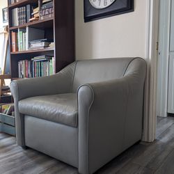 Oversized Leather Chair