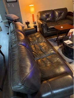 Leather Couch