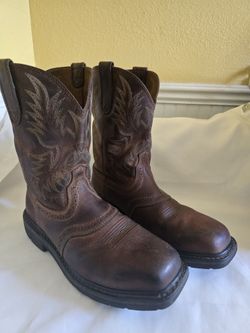 Ariat Sierra Steel Toe Boots ASTM  F2413-11 Men's Size 10 D 